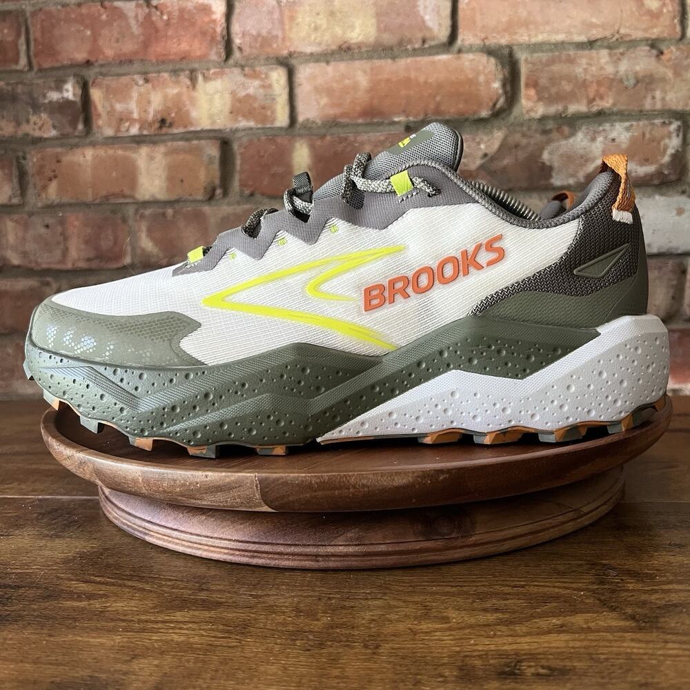 Brooks Caldera 8 Trail Running Max Cushion Green Mens 12.5 Shoes Sneakers